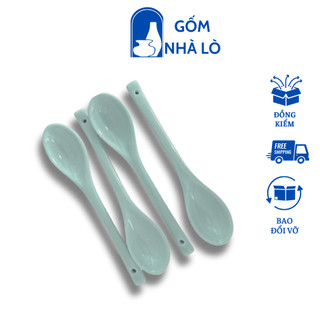 Thìa sứ thìa cafe thìa ăn sữa chua thìa ăn dặm gốm nhà lò