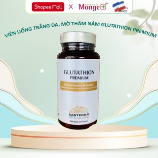Viên uống Glutathion Liposomal Santerra hỗ trợ làm trắng da, giảm sạm nám,tàn nhang hộp 60 viên