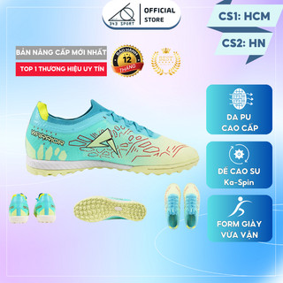 Giày Đá Bóng Cỏ Nhân Tạo KAIWN WARRIOR Giày Thể Thao Đá Sân Cỏ Tự Nhiên, Giày Futsal Nam Chính Hãng Nhẹ Mềm - Pe004