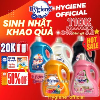 Nước xả vải đậm đặc Thái Lan Hygiene Expert Care can 3300ml siêu tiết kiệm