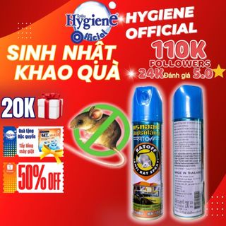 Xịt đuổi chuột rat off thái lan 200ml