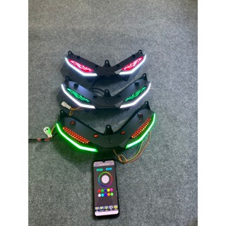 đèn demi i8 mắt cáo,lưới chuyển màu gắn xe exciter 150 rắc cấm như zin hàng cực đẹp giá tốt