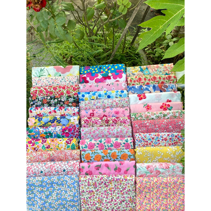 Vải thô cotton (Vải kate) hoa rẻ đẹp