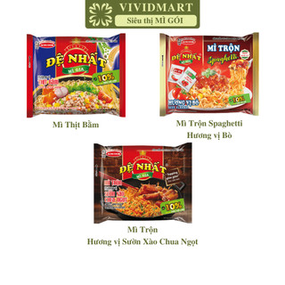  - ACECOOK - Mì Đệ Nhất Mì Gia 3 vị: Thịt Bằm, Spaghetti vị Bò, Sườn Xào Chua Ngọt (82-98g/gói) - Mì Đệ Nhất gói