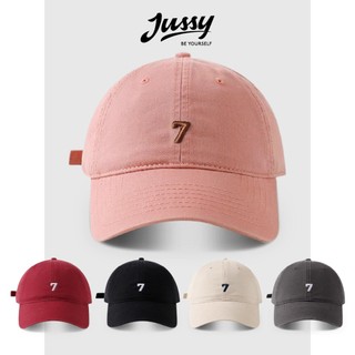 Mũ Lưỡi Trai Quảng Châu Thêu Số 7 Jussy Official Nón Kết Nam Nữ Form Mềm Chất Vải Cotton Thoáng Mát Nhiều Màu Hot Trend