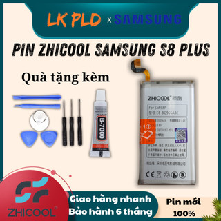 Pin samsung s8 plus zhicool mã pin eb-bg955abe - dung lượng pin s8 plus 3500mah