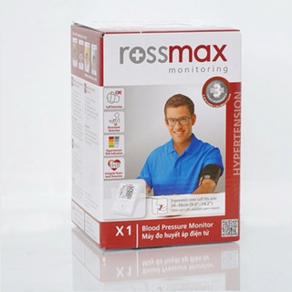 Máy đo huyết áp bắp tay Rossmax Monitoring kèm cục sạc nguồn bảo hành 3 năm máy theo dõi huyết áp