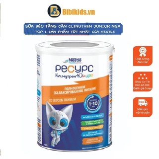 MẪU MỚI - Sữa Clinutren Junior của Nga 400g - Date Mới