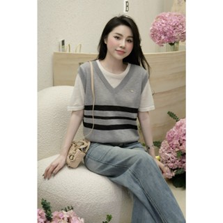 Áo Len Mongtoghi Ngắn Tay Giả Gile Trơn Basic QCCC Cao Cấp Freesize