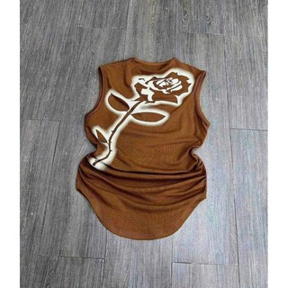 Áo Kiểu Nữ Ba Lỗ Cổ Trụ Croptop Sọc Ngang thoitrangteen00
