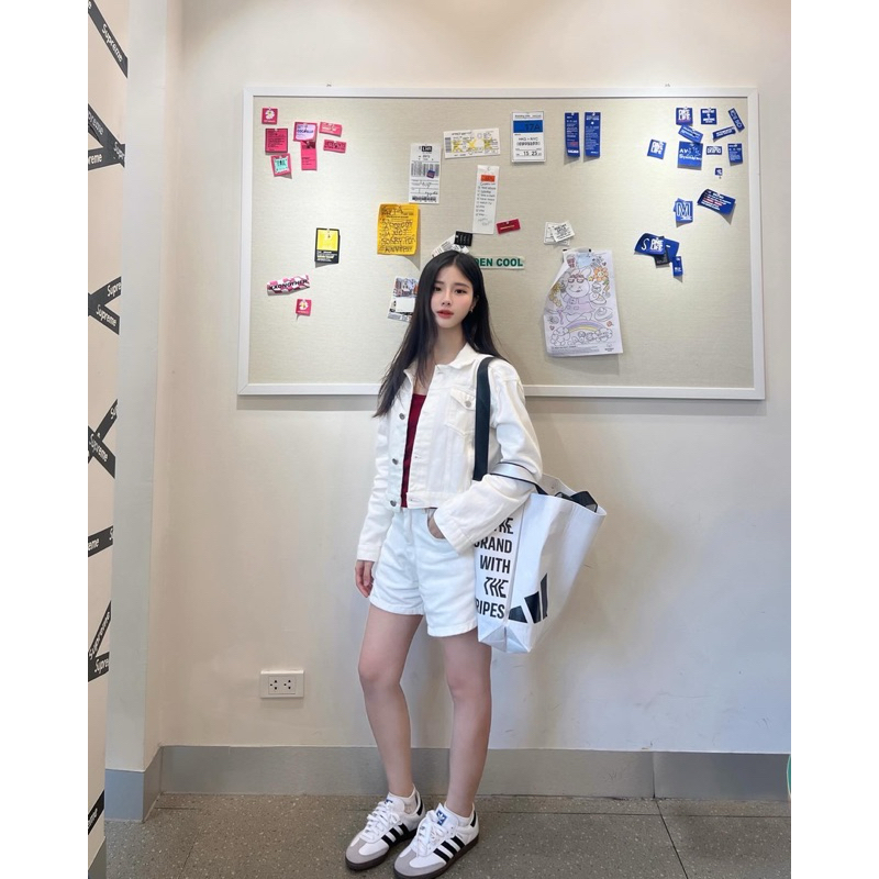 42kgroom QUẦN SHORT JEANS TRẮNG