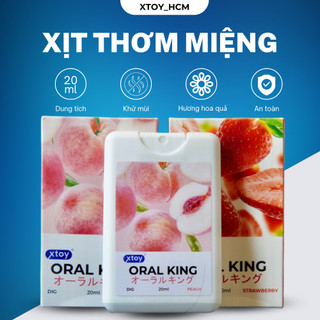 Combo xịt thơm miệng XTOY Oral King 20ml ngọt ngào, thơm miệng, sạch sẽ thơm lâu