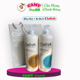 CẶP DẦU GỘI XẢ BƯỞI CLALISK 1000ML/ GIẢM RỤNG TÓC,PHỤC HỒI TÓC HƯ TỔN,KHÔ XƠ ♦️♦️♦️HÀNH CHÍNH HÃNG