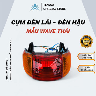 Cụm đuôi đèn sau đèn hậu mẫu wave thái cho dòng wave nhỏ / wave thái / wave zx hàng đẹp phụ kiện phụ tùng