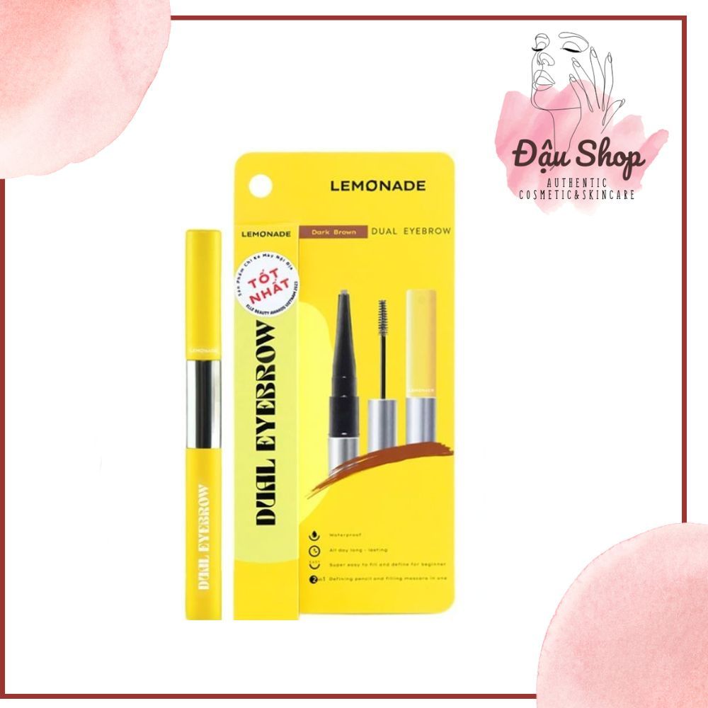 Chì kẻ mày 2 đầu LEMONADE Dual Eyebrow 2.75g