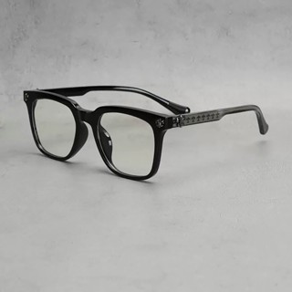 Gọng kính Chrome Heart Morning giả cận mắt chống ánh sáng xanh khung nhựa Carbon Lõi Thép Cao Cấp