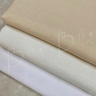 Vải Linen Bột Tông Nâu Be Kiện Stock Mềm Mịn Rũ Khổ 1m35