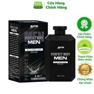 Sữa Tắm Nước Hoa Thơm Lâu Nam 4in1 Perfect Body Men Chính Hãng 350ml Tắm Gội Đầu Rửa Mặt Vệ Sinh Vùng Kín Khử Mùi Cơ Thể