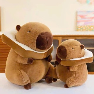 Gấu Bông Chuột Capybara Bánh Mì - Thú Nhồi Bông Chuột Lang Nước Capybara Quà Tặng Mềm Mịn Cao Cấp Gấu Bông City