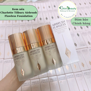 - kem nền charlotte tilbury airbrush flawless foundation tone 1n, 2n, 3n cho lớp nền bền, đẹp, kiềm dầu
