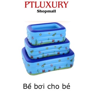 Bể bơi cho bé 3 Tầng, Thành Cao, Đáy Chống Trượt Đa Dạng Kích Thước Mẫu Mới 2024