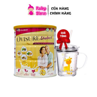  Sữa hạt tiểu đường Ovisure Diabest lon 650g - hỗ trợ ổn định lượng đường huyết tăng cường sức khoẻ 