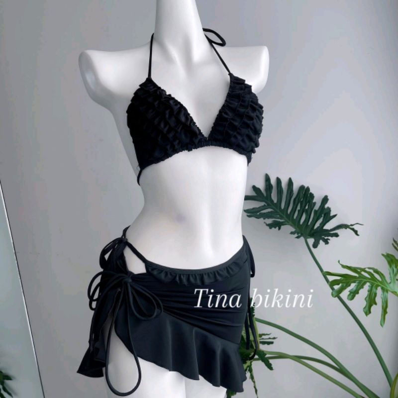 Bikini Set Bèo 3 Món Thương Hiệu Tina – Bộ Đồ Bơi Bánh Bèo | BigBuy360 - bigbuy360.vn