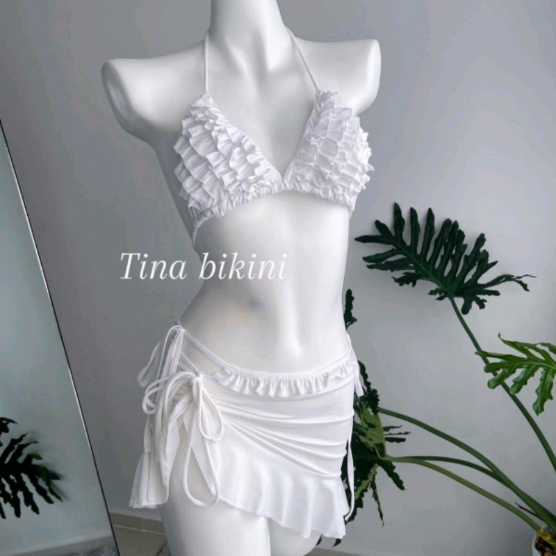 Bikini Set Bèo 3 Món Thương Hiệu Tina – Bộ Đồ Bơi Bánh Bèo | BigBuy360 - bigbuy360.vn