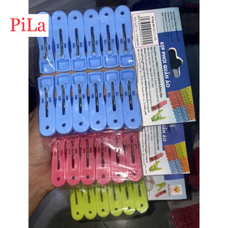 Combo 20 Kẹp Phơi Quần áo Cao Cấp Nhựa BỀn đồng tâm
