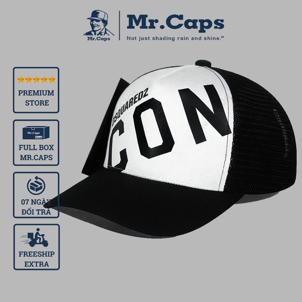 Nón kết ICON DQS2 phối lưới thời trang nam nữ - Mũ lưỡi trai lưới form unisex cho nam nữ MrCaps MR01 | BigBuy360 - bigbuy360.vn