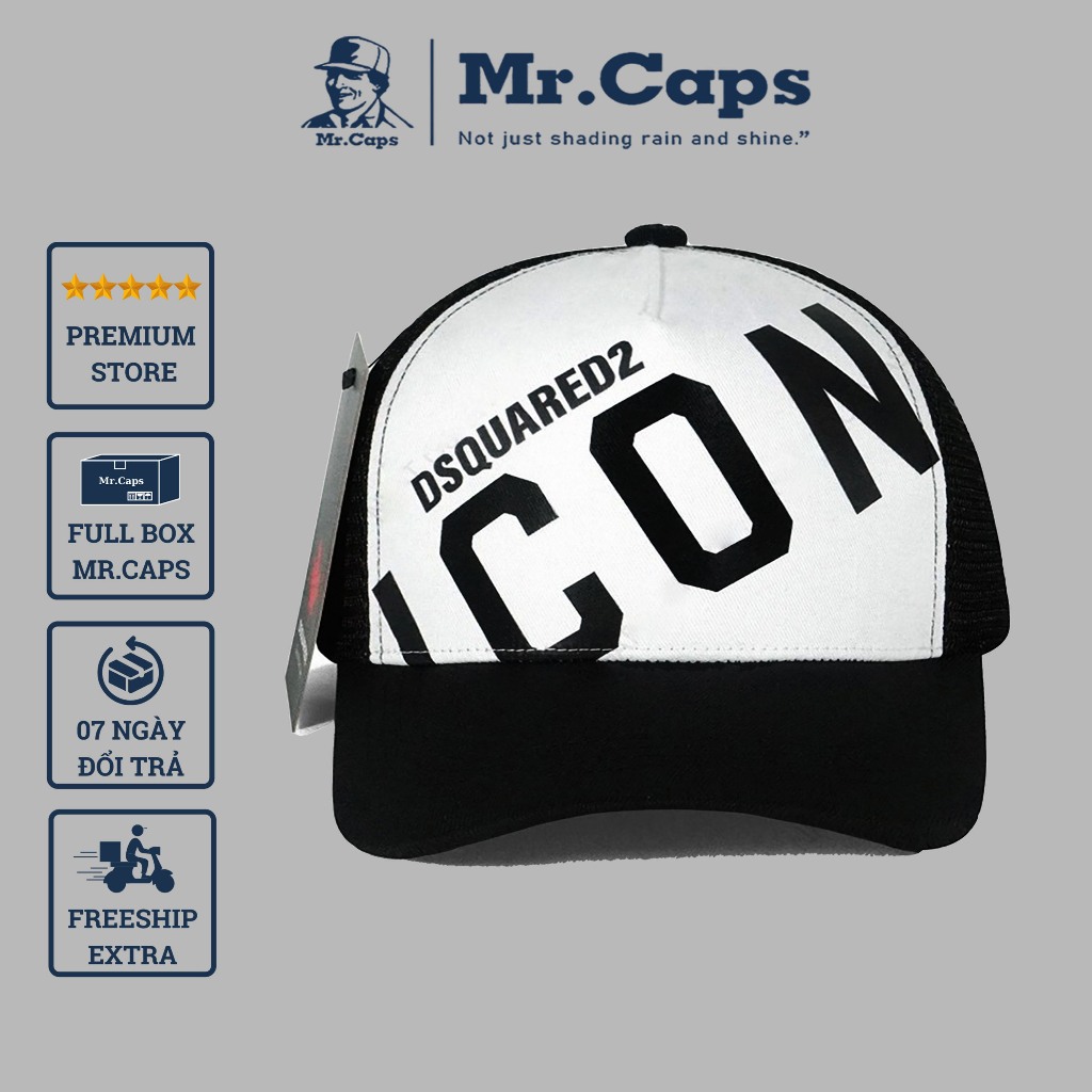 Nón kết ICON DQS2 phối lưới thời trang nam nữ - Mũ lưỡi trai lưới form unisex cho nam nữ MrCaps MR01 | BigBuy360 - bigbuy360.vn