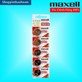Pin CR2016 Maxell Vỉ 5 Viên Chất Lượng Cao