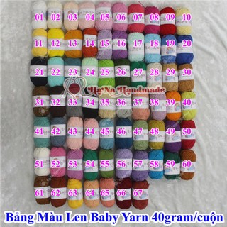 Len baby / baby yarn 40g/ cuộn