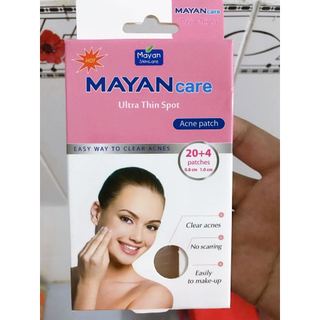 Miếng dán mụn mayan ultra thin spot 20+4 miếng