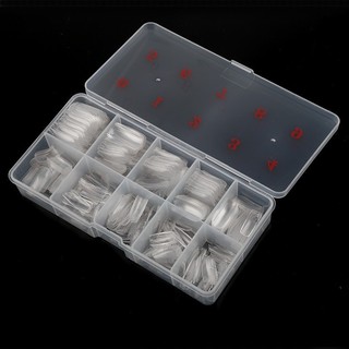 Móng úp chân form dài - hộp 500 móng đủ size