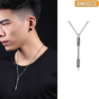 Vòng cổ BIMHOUSE, dây chuyền nam hình gậy như ý hợp kim titan thời trang cá tính
