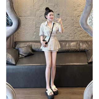 SET VÁY KẺ XẾP LI SƠ MI