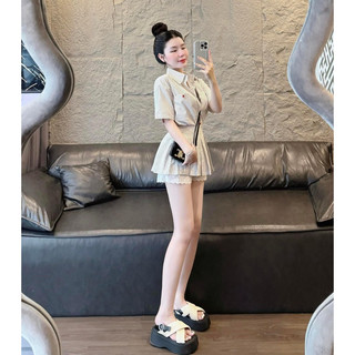 SET VÁY KẺ XẾP LI SƠ MI