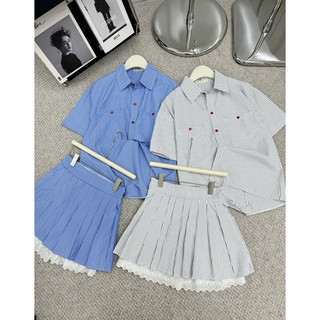 SET VÁY KẺ XẾP LI SƠ MI