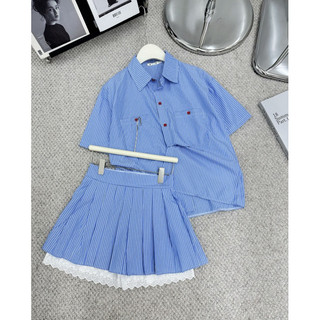 SET VÁY KẺ XẾP LI SƠ MI