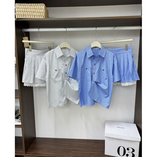 SET VÁY KẺ XẾP LI SƠ MI