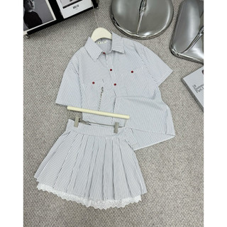 SET VÁY KẺ XẾP LI SƠ MI