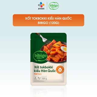 Xốt nấu Tokbokki Bánh Gạo Hàn Quốc Bibigo vị cay ngọt 120g - Nhập khẩu từ Hàn Quốc