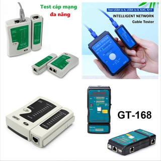 [5❤️][FREESHIP] DỤNG CỤ KIỂM TRA ĐẦU MẠNG SY- 468, UNITEK OT40GY, M726 - BỘ TEST CÁP LAN RJ45, RJ11 + USB SY-168 [HCM]