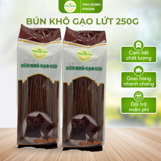 Bún gạo lứt đỏ đen ăn kiêng thu dung 250g loại 1 - bún gạo lứt khô eat clean cho người giảm cân