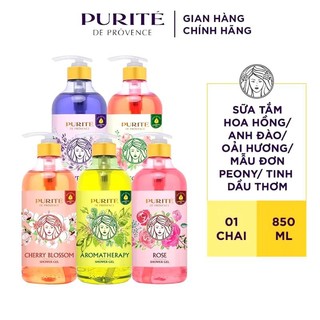 Sữa tắm purite hương hoa 850ml