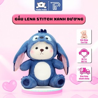 Gấu bông lena stitch xanh đáng yêu yatasmart đủ size cho bé-thú nhồi bông lena mẫu mới nhất 2024