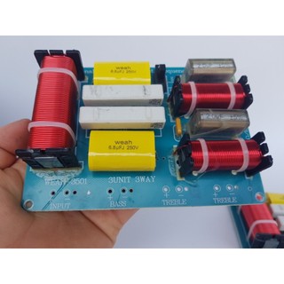 Phân tần 3 loa - w3501 - lắp 1 bass 2 trép - giá một mạch