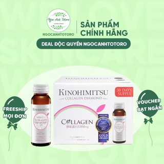 Nước uống chống lão hóa sáng da kinohimitsu collagen diamon 5300mg collagen meji nhật bản