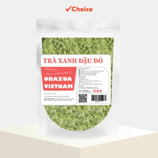 [Choice] Bột trà xanh đậu đỏ đắp mặt nguyên chất Obaxua OG014 75g 100% sấy lạnh hữu cơ
